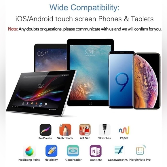 Stylus Pen Compatible With iOS & Android Touch Screens - Picture 6 of 6